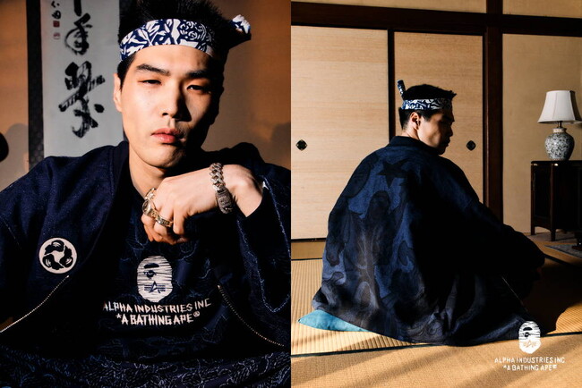 A BATHING APE(R) x ALPHA INDUSTRIES