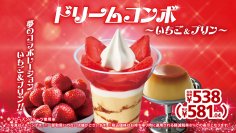 夢のコラボレーションいちご＆プリン　ドリームコンボ ～いちご＆プリン～１月５日（金）発売