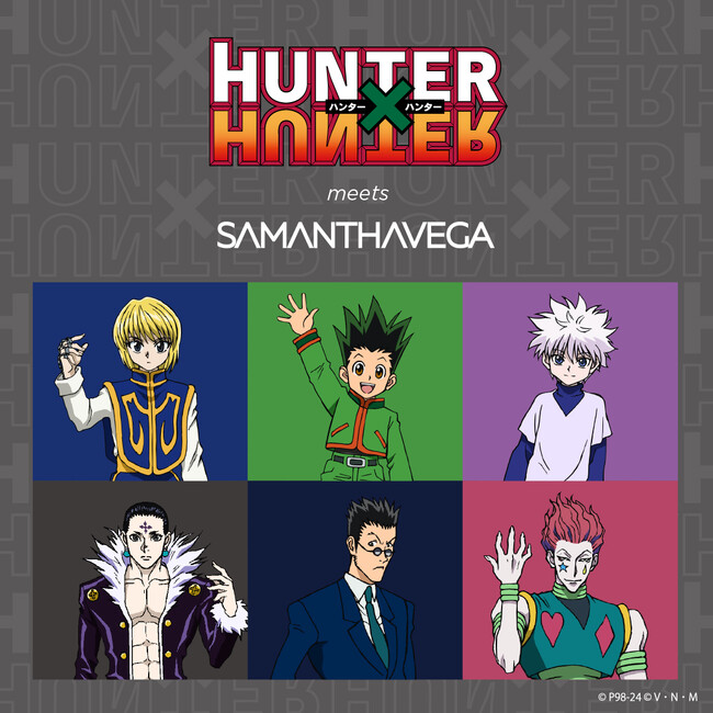 TVアニメ『HUNTER×HUNTER』×SAMANTHAVEGAコラボコレクションが登場。