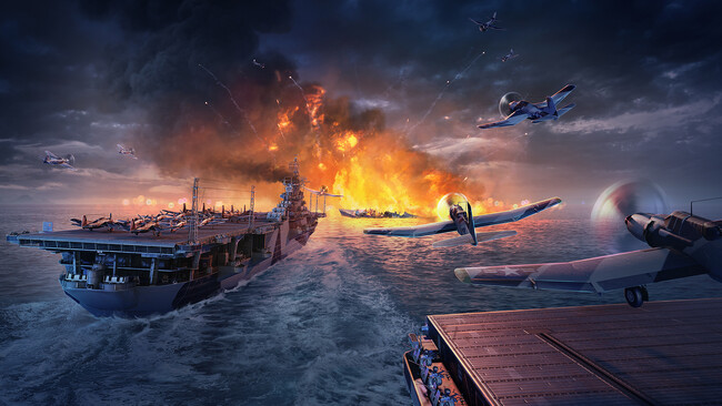 『World of Warships』、アメリカの航空母艦がアーリーアクセスに登場！