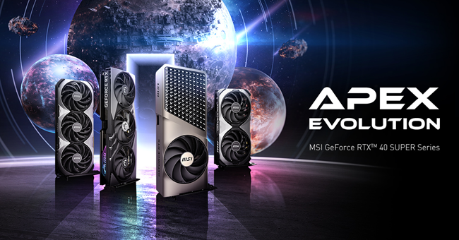 MSI、NVIDIA(R) GeForce RTX(TM) 40 SUPERシリーズを搭載したグラフィックスカードの製品シリーズを発表