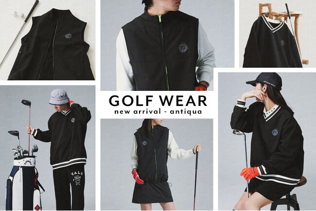 新感覚の快適さと可能性を秘めたスポーツウェアブランド【ANTIQUA GOLF】より待望の新作が発売！！