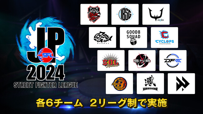 来シーズンも開催！　「ストリートファイターリーグ: Pro-JP 2024」は12チームによる2リーグ制へ！