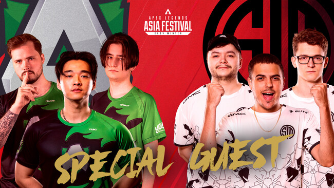 日本初開催「APEX LEGENDS ASIA FESTIVAL 2024 WINTER」海外からスペシャルチームとしてTSMとAllianceの出場が決定！