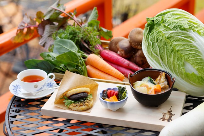 【奈良ホテル】≪1日10食限定≫地域共生・地産地消を意識した期間限定ランチ　奈良市に隣接・自然豊かな山添村をめしあがれ！【山添村×奈良ホテル】山添プレートの発売について