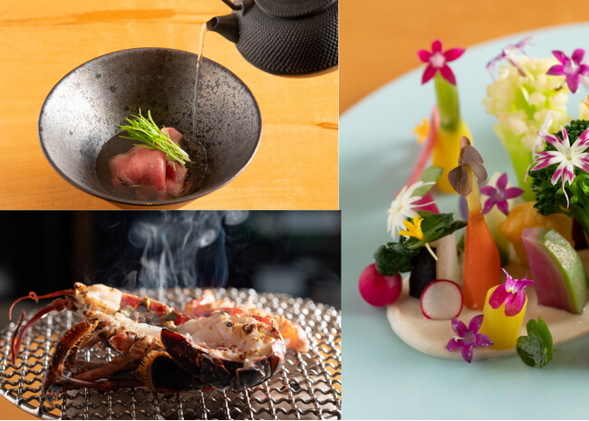 【ギャリア・二条城 京都】継承とエボリューションジャンルの枠を越えたCuisine Singular / キュイジーヌ シングラー現代的な会席テイストの春メニューを販売