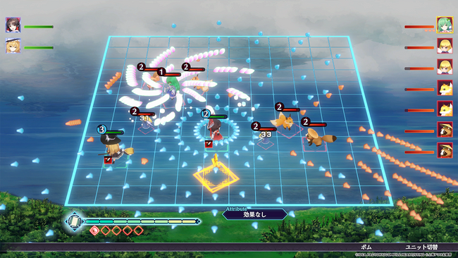 弾幕タクティクスRPG『東方スペルカーニバル』、バトルシステム情報や、ゆっくり解説動画などを公開！！