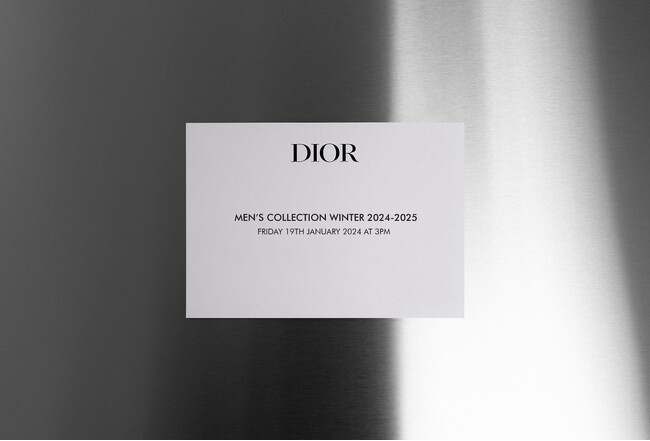 【DIOR】2024-2025年ウインター メンズ コレクション ショーをライブ配信