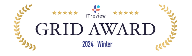 「ITreview Grid Award 2024 Winter」CRMツール部門で「High Performer」を受賞しました