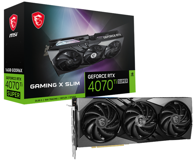 MSI、NVIDIA(R)の 「GeForce RTX(TM) 4070 Ti SUPER」 を採用したグラフィックスカード4製品を発売開始