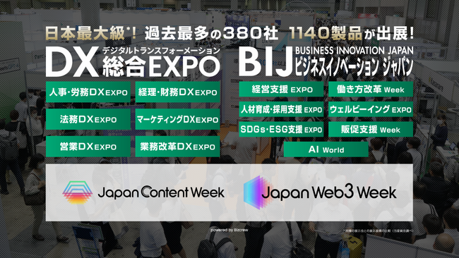 DX・ビジネス変革のための総合展「DX総合EXPO 2024 東京 春」へ「VUEVO（ビューボ）」を出展します