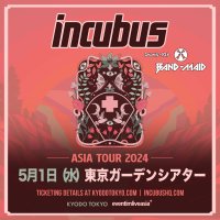 インキュバス、６年ぶりの来日公演！スペシャル・ゲストに、BAND-MAIDの出演が決定！