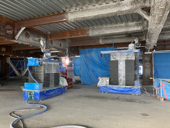 新型「耐火被覆吹付けロボット」を開発、建設現場へ適用拡大