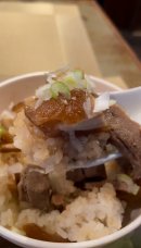 セットメニューの角煮丼 セットメニューの角煮丼