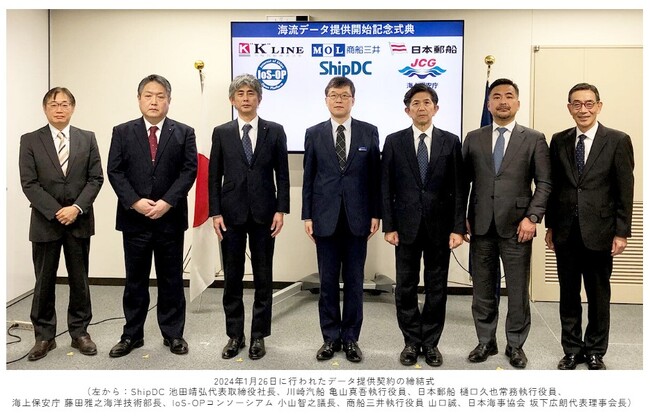 船舶が収集する日本近海の海洋情報をIoS-OPを通じ一元的に海上保安庁へ提供