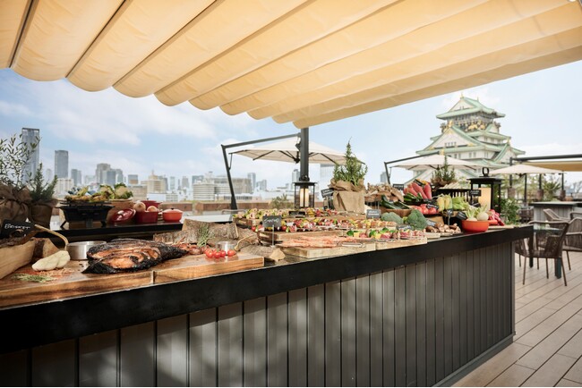 3月1日（金）から2024年の営業スタート「大阪城天守閣を望むルーフトップで贅沢BBQプラン」予約開始