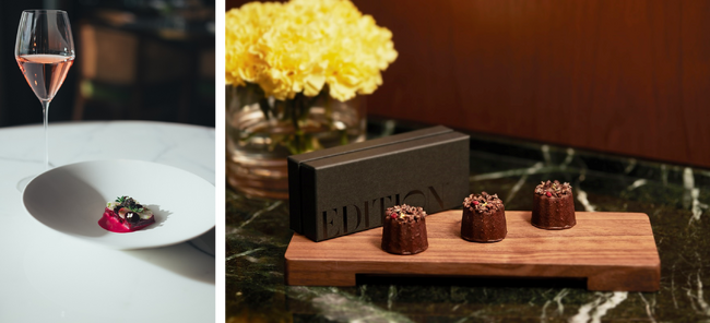 【東京エディション虎ノ門】バレンタインデーとホワイトデーのためのディナーコースとペストリーシェフ特製チョコレートボックスを展開