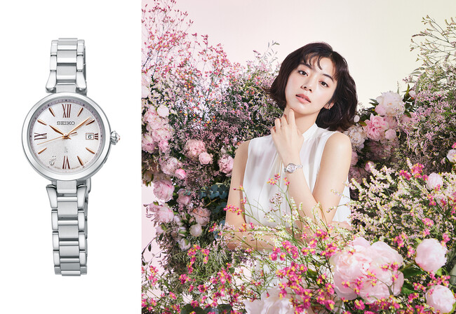 <セイコー ルキア>より、 みずみずしく開花する花をモチーフにした新デザインが登場