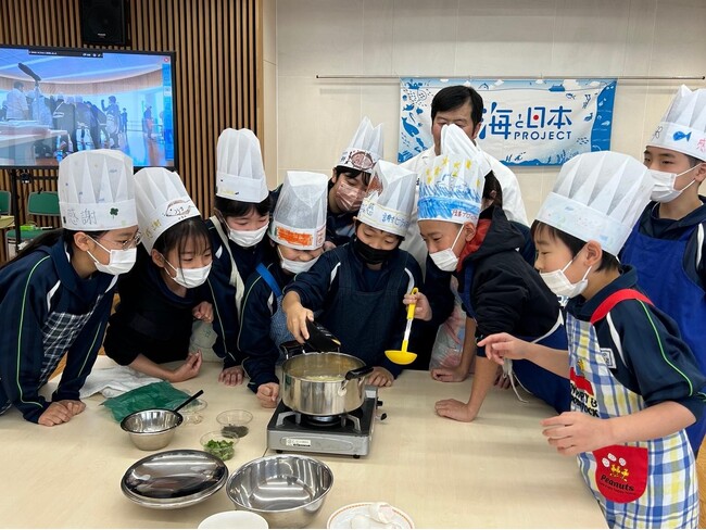 魚を育て、学び、悩んで、海の恵みといのちの大切さを学ぶ“陸養プロジェクト2023”「いのちを頂く授業」を開催しました！