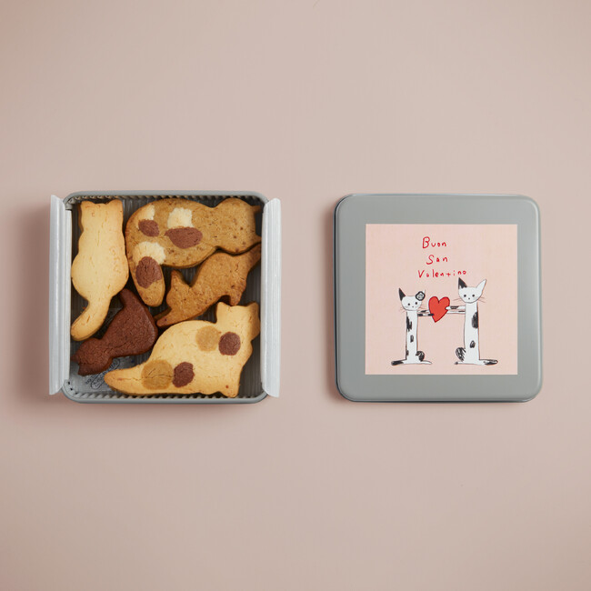 ukafeで人気の猫クッキーがバレンタイン限定のパッケージとフレーバーで登場