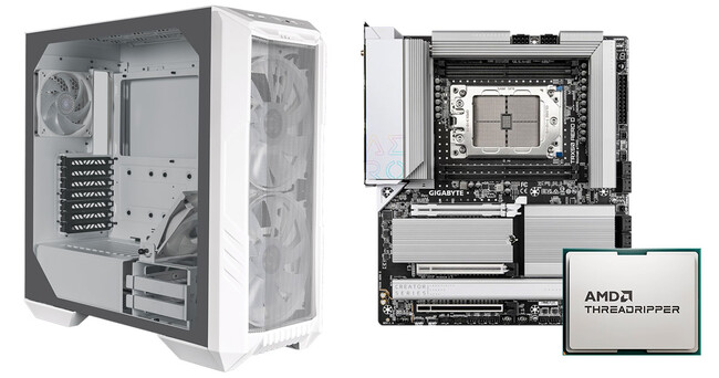 AMD Ryzen Threadripper 7000シリーズを搭載する白を基調としたワークステーションを販売開始