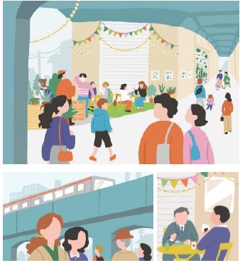 高円寺・阿佐ケ谷駅間高架下で「高架下PARKLET」を開催!