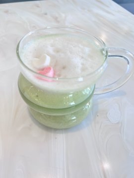 内臓美人茶アーモンドミルクラテ