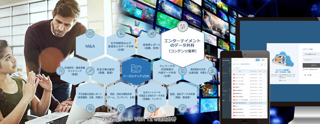 リーガルテック社、「リーガルテックVDR エンターテイメント」を用いて、コンテンツ業界をサポート