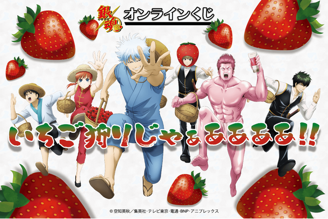 「銀魂」オンラインくじ～いちご狩りじゃぁああああ!!～TVアニメ『銀魂』満を持してくじ引き堂に登場！
