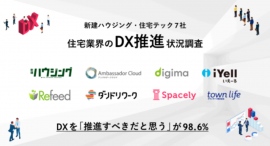 【タウンライフ株式会社】弊社ではこの度、住宅メディア・住宅テックの７社様と合同で、「住宅業界のDX推進状況調査2023」を実施致しました