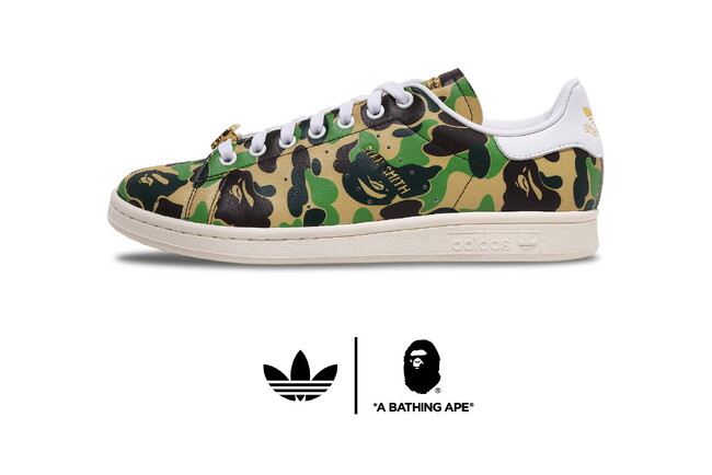 A BATHING APE(R) × adidas Originals STAN SMITH BAPE(R) 