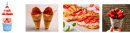 左から)Cafe de paris JAPAN/The Beet/Strawberry Café/Berry coco