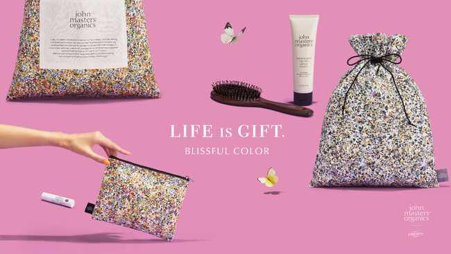 【2024.2.15 debut】john masters organics Made with Liberty Fabric春の訪れを思わせる、暖かく華やかなオリジナルギフトが登場