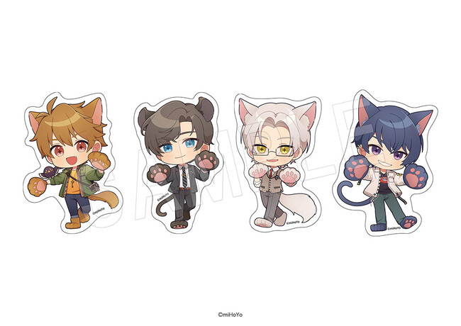 『未定事件簿』より、猫耳姿のミニキャラ描き起こしグッズや「もちころりん」の一般販売が決定!