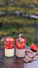 酒蔵らしい2種類のプリン 酒蔵らしい2種類のプリン