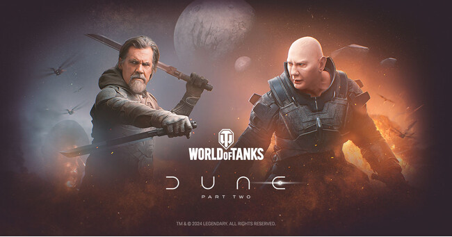 叙事詩的スペースオペラ『デューン 砂の惑星 PART2』が『World of Tanks』フランチャイズとコラボ決定！