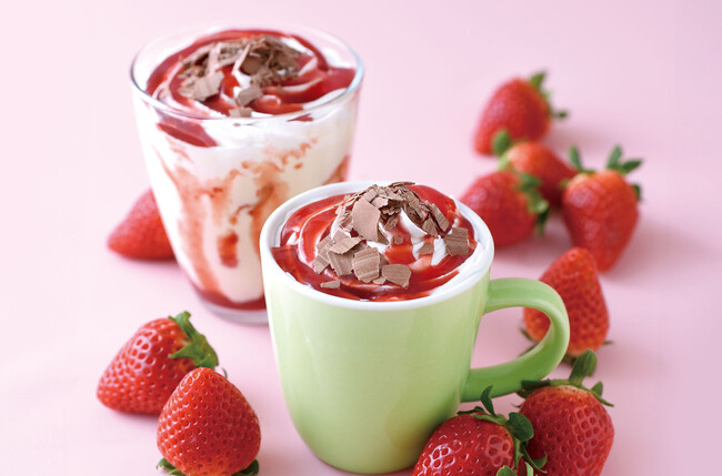 【ほんのりいちごが香るおすすめドリンク】春季限定「いちご風味のミルクセーキ」をフォレスティコーヒーにて２月１５日(木)発売