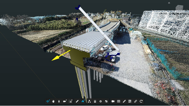 KOLC+、BIM点群から「2D断面図」を生成可能に。断面スライス、点群図化、クラウド共有に対応