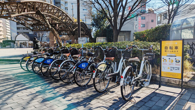 横浜銀行店舗にシェアサイクルステーションが設置されました