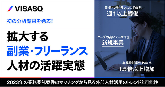 初の分析結果を発表!拡大する副業・フリーランス人材の活躍実態