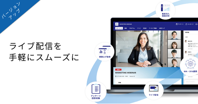 ライブ配信機能をバージョンアップ!EventHub単体でライブ配信が完結可能に
