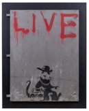 バンクシー「ギャングスタ ラット ライブ」 (C)Julien's Auctions バンクシー「ギャングスタ ラット ライブ」 (C)Julien's Auctions