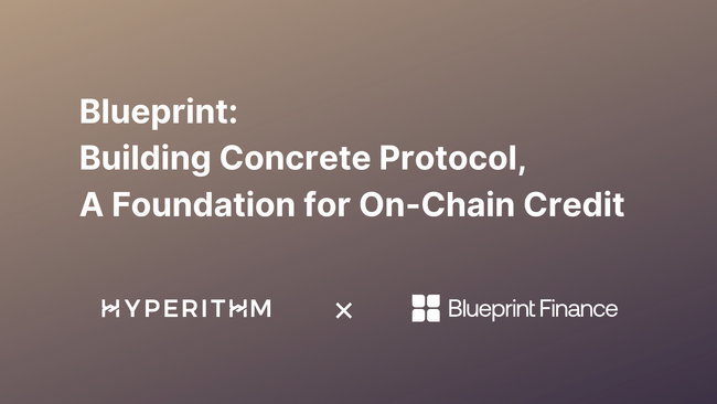 Hyperithm、DeFiにおける負債や与信改善のためのプラットフォームを提供する「Blueprint Finance」に出資