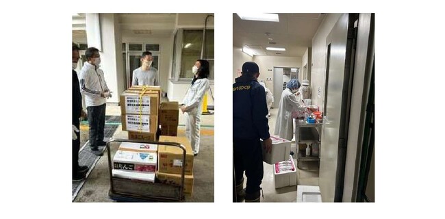能登町の公立宇出津総合病院で働く医療従事者に昼食を直送開始
