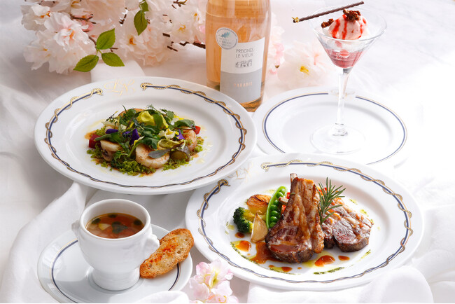 【ホテルニューグランド】旬の食材で春の訪れを楽しむ美食のひととき「春のお祝いランチ・ディナー」（パノラミックレストラン ル・ノルマンディ）