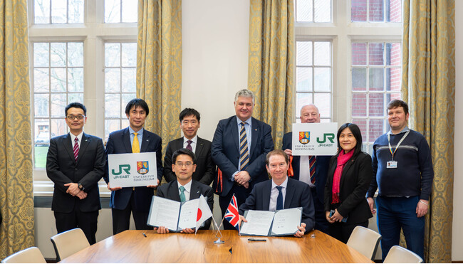 英国・バーミンガム大学と連携覚書を締結しました～鉄道技術イノベーション創発や教育分野等において相互連携を図ります～