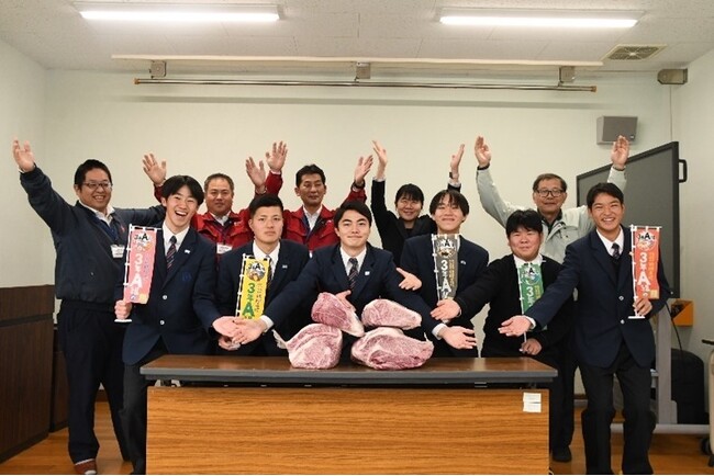 【鶴翔高校×地域企業】和牛甲子園出品和牛をふるさと納税返礼品に！！