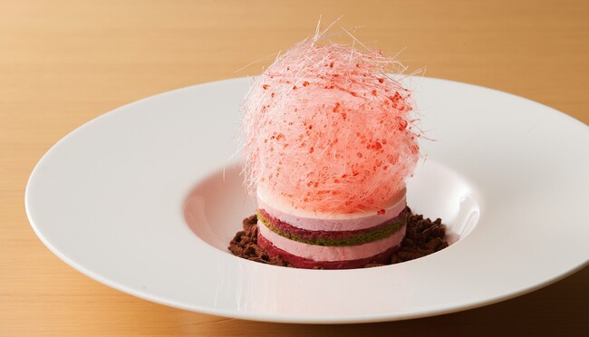 満開のさくらをモチーフにしたオペラケーキ さくら香る春季限定ケーキが登場