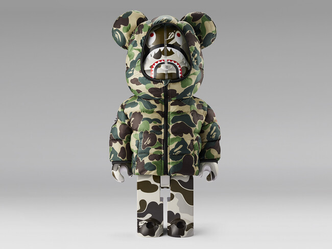 CANADA GOOSE × BAPE(R)によるコラボレーション第二弾！MEDICOM TOYのBE@RBRICKが数量限定発売。