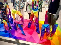 日本伝統「折り紙」の技術が齎す陰影、立体装飾品製造サービス「SORIORI」ーJAPAN SHOP 2024に出展【株式会OUTSENSE】